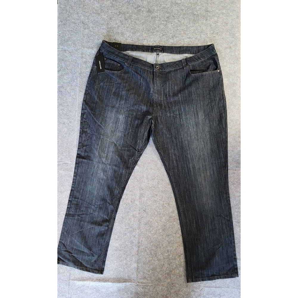 Britches Men's Jean's‎ size 48x32 Blue Regular Straight Fit Stretch